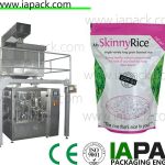 380 볼트 3 단계 자동 쌀 포장기 60 파우치 / 분 속도